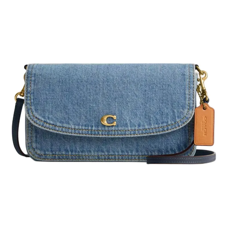 COACH Hayden Denim Shoulder Bag Crossbody Bag Small Size Women's Indigo-0
