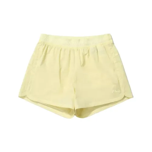 FILA Casual Shorts Women's Light Yellow