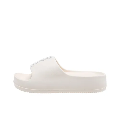 TALKING TOM Slide Slippers Women's White