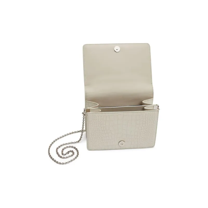 Giuseppe Zanotti/GZ Leather Shoulder Bag Crossbody Bag Women's White-1