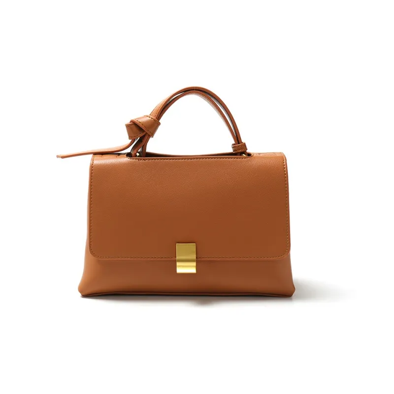 Carksky Cow Leather Shoulder Bag Crossbody Bag Handbag Regular Women's White/Black/Yellow/Blue/Brown/Khaki-19
