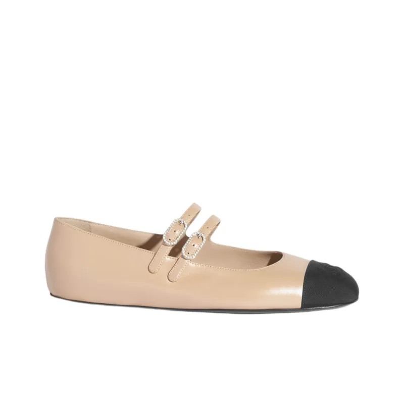 CHANEL Flat Mary Jane Shoes 0.5cm Women's-1