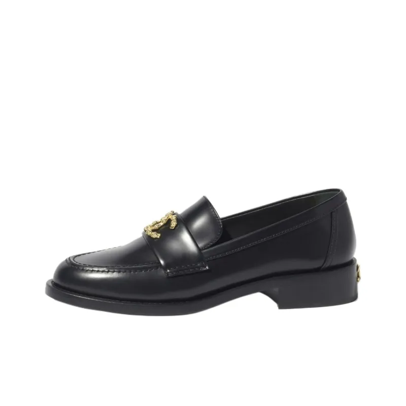 CHANEL Loafers 3cm Women's Black-0