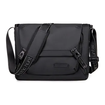 ARCTIC HUNTER Polyester Shoulder Bag Crossbody Bag Regular Unisex Black/Red/Gray