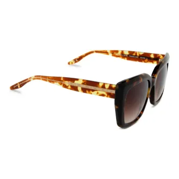 BARTON PERREIRA Acetate Square Sunglasses Women's Tortoiseshell