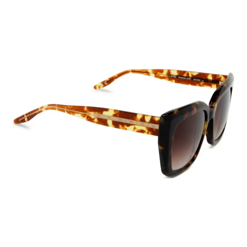 BARTON PERREIRA Acetate Square Sunglasses Women's Tortoiseshell-0