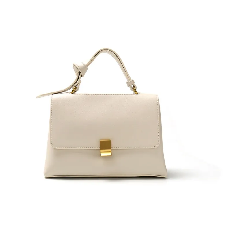 Carksky Cow Leather Shoulder Bag Crossbody Bag Handbag Regular Women's White/Black/Yellow/Blue/Brown/Khaki-1
