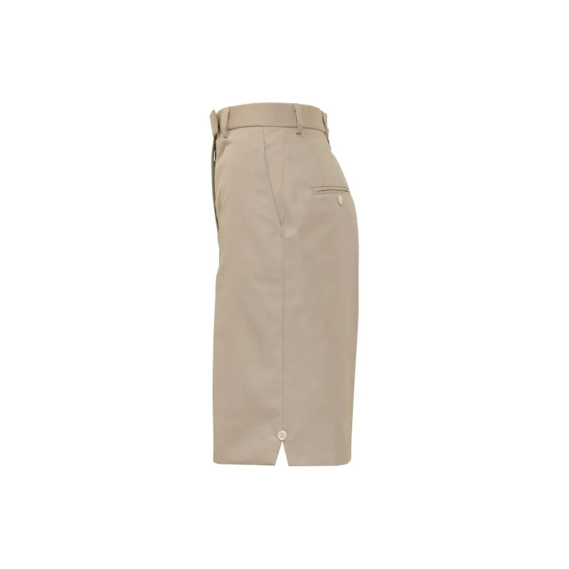 THOM BROWNE High Waisted Above Knee Length Shorts-2