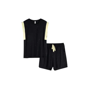 Xuan Liang Pajama Set Women's Elegant Black