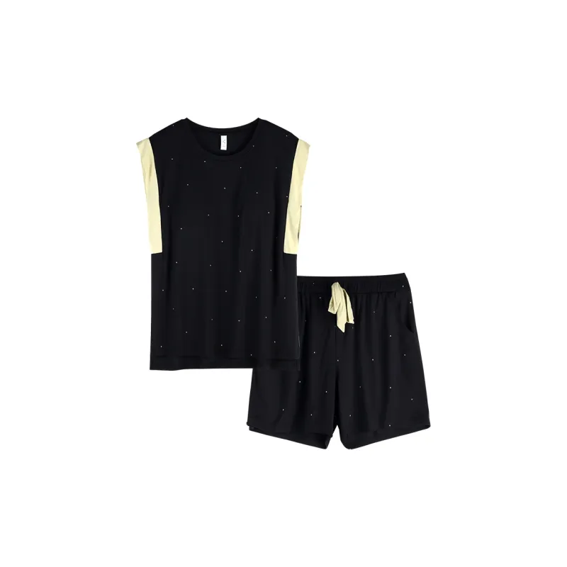 Xuan Liang Pajama Set Women's Elegant Black-0