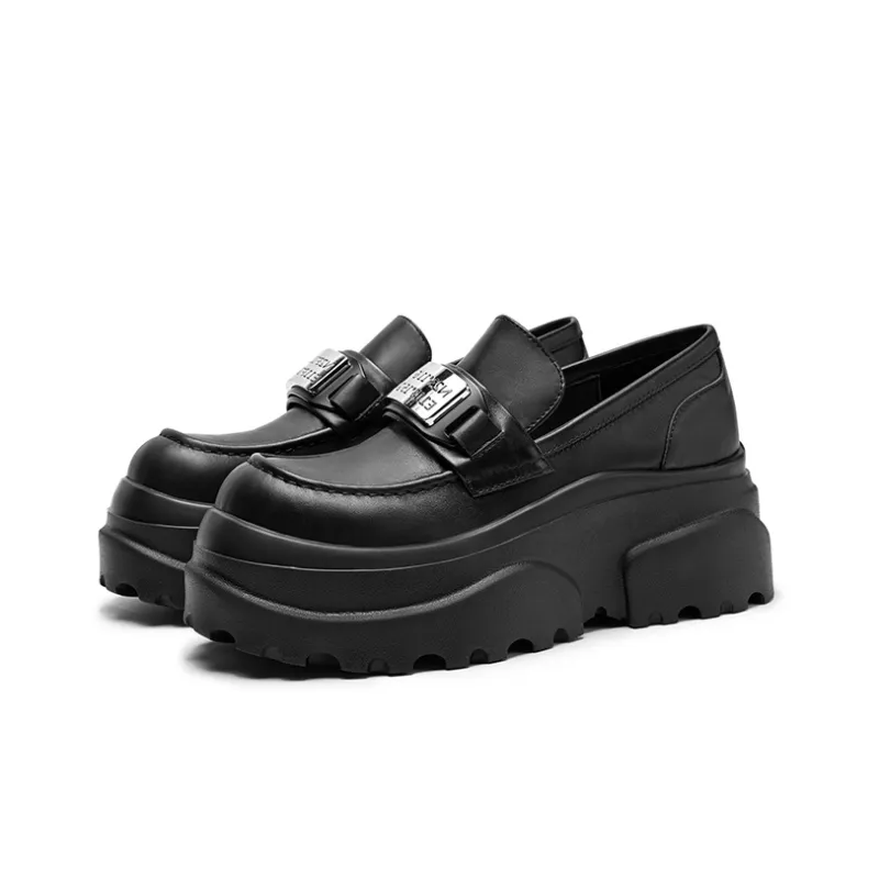 CHERYKALLY Loafers Women's Black/Beige-1