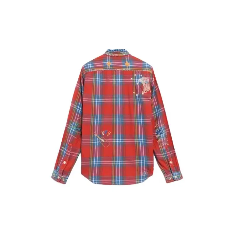 Polo Ralph Lauren Floral Embroidered Checked Shirt-1