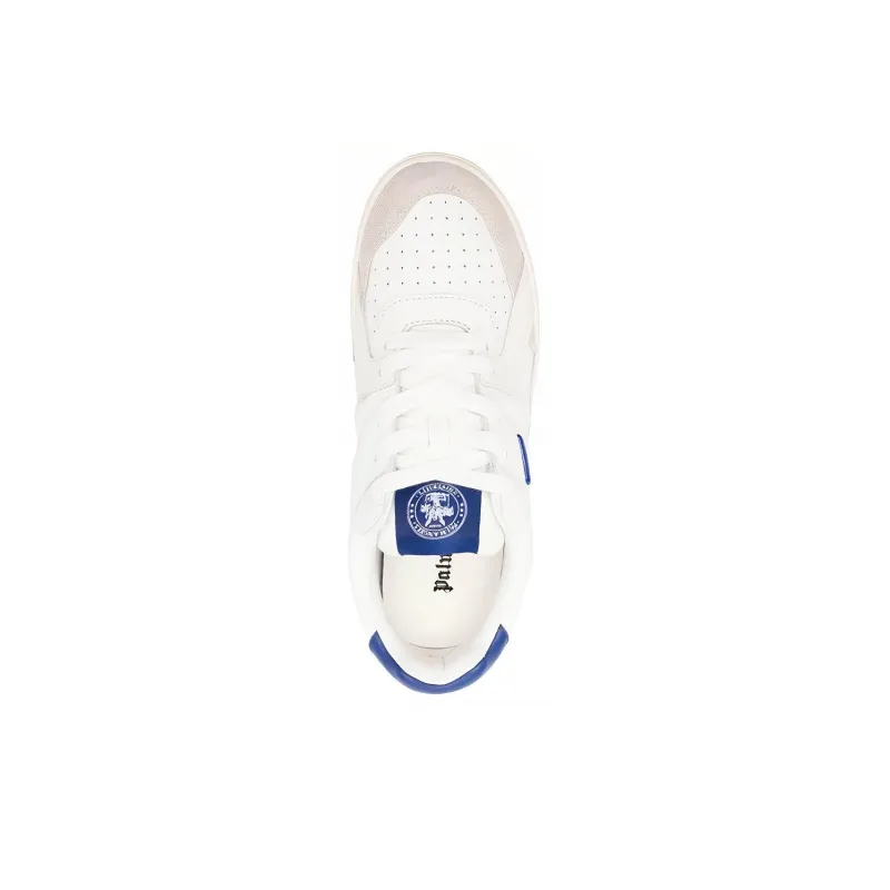 PALM ANGELS Palm University Sneaker White Blue-3