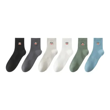 PAUL FRANK Mid-Calf Socks Men's 6 Pack