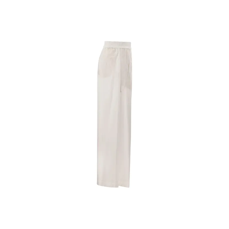 Brunello Cucinelli Elasticated Waistband Wide Leg Trousers-2
