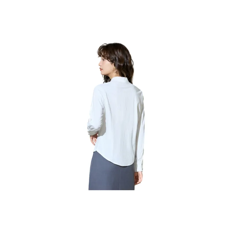 SMEN Shirts Women's White-1