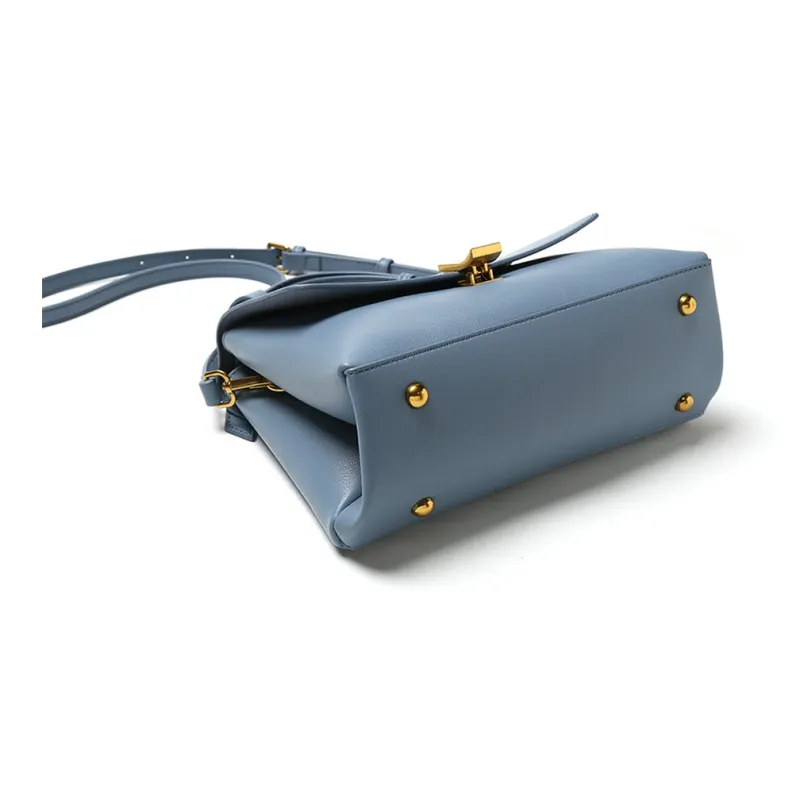 Carksky Cow Leather Shoulder Bag Crossbody Bag Handbag Regular Women's White/Black/Yellow/Blue/Brown/Khaki-16