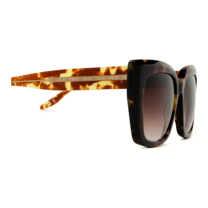 BARTON PERREIRA Acetate Square Sunglasses Women's Tortoiseshell-2