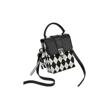 Weymond PU Cell Phone Pouch Shoulder Bag Crossbody Bag Regular Women's Brown/Coffee/Black