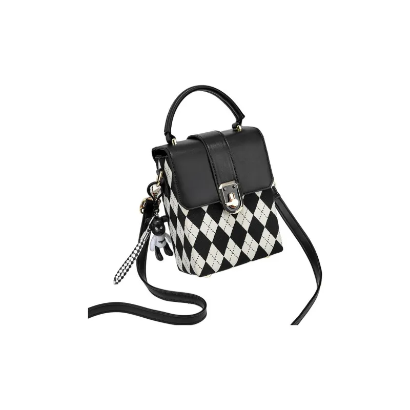 Weymond PU Cell Phone Pouch Shoulder Bag Crossbody Bag Regular Women's Brown/Coffee/Black-0