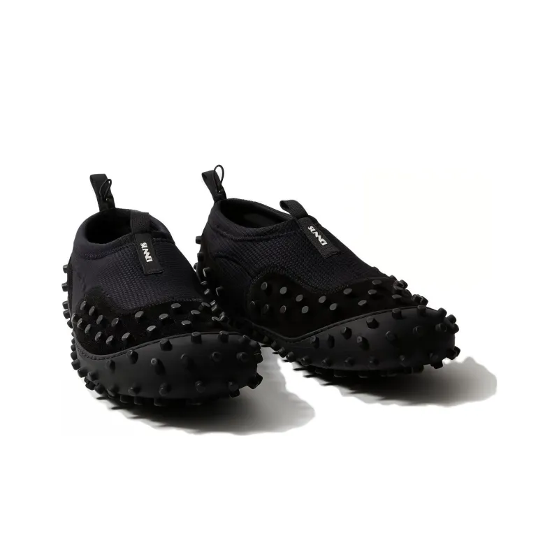 Sunnei 1000Chiodi Stud-embellished Leather Sneakers-1