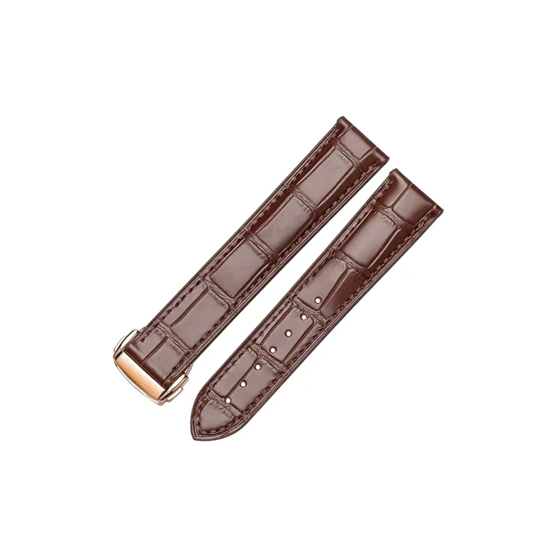 WOALMORN Omega Compatibility Watch Band Genuine Leather Material-4