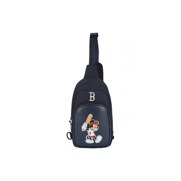 MLB DISNEY Polyester Shoulder Bag Unisex Military Blue-0