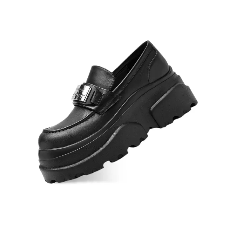 CHERYKALLY Loafers Women's Black/Beige-4