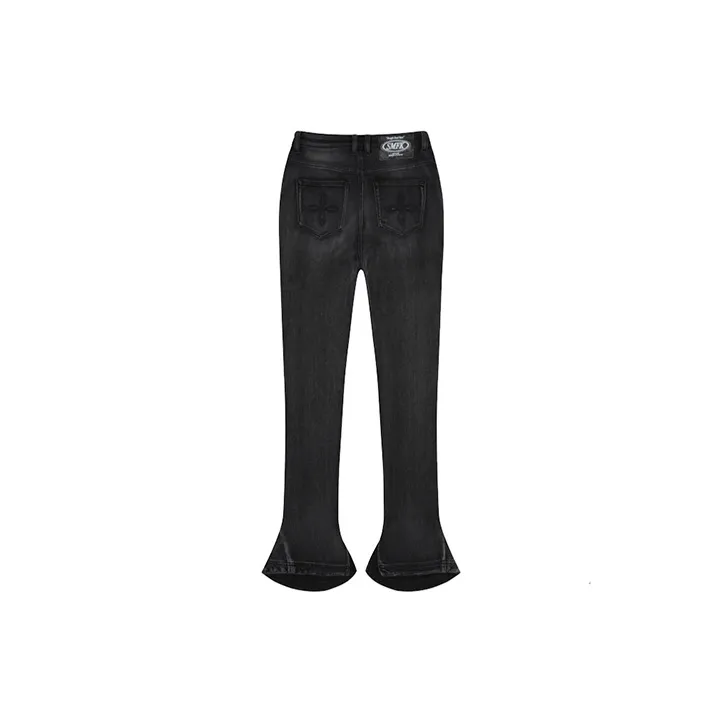 SMFK Jeans Women's Denim Black-1