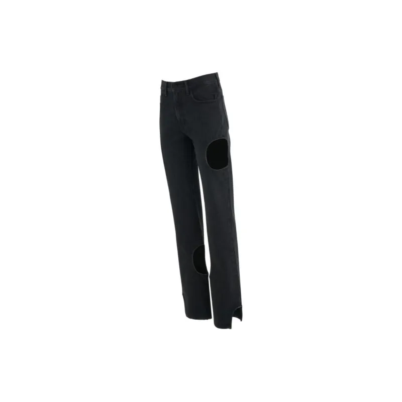 OFF WHITE Meteor Cut Out High Waist Jeans-2