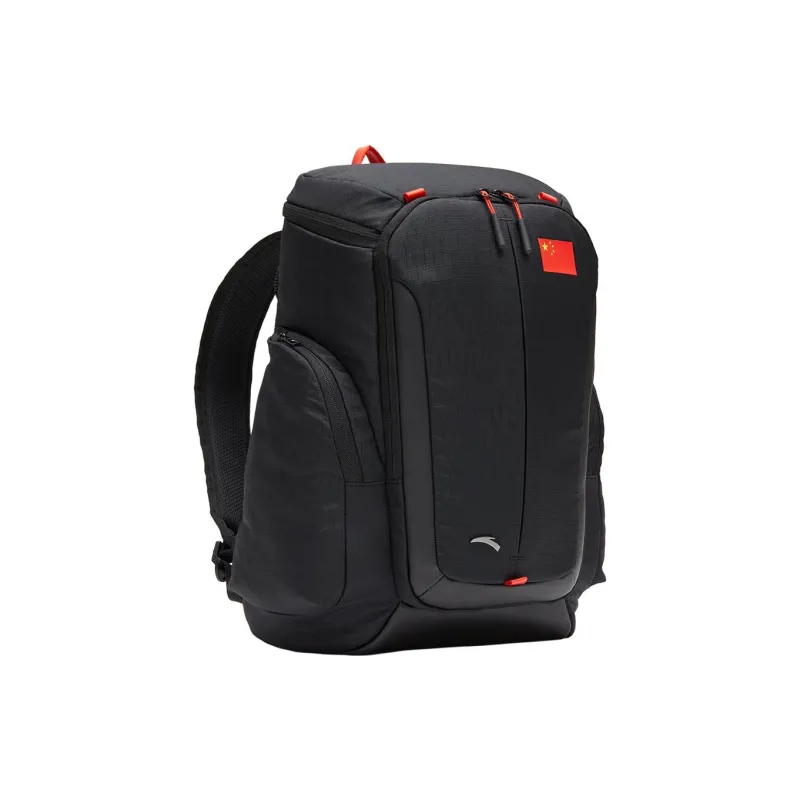Anta Polyester Backpack Regular Men's Basic Black-2