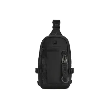 FILA Fabric Sling Bag Extra Small Men's Jet Black