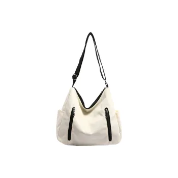 Parker Bear Canvas Canvas Bag Crossbody Bag Regular Unisex White/Khaki/Black/Red