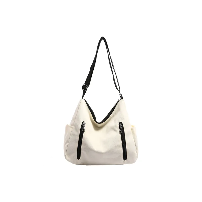 Parker Bear Canvas Canvas Bag Crossbody Bag Regular Unisex White/Khaki/Black/Red-0