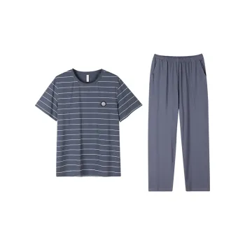 Follow The United States Pajama Set Men's Pale Blue
