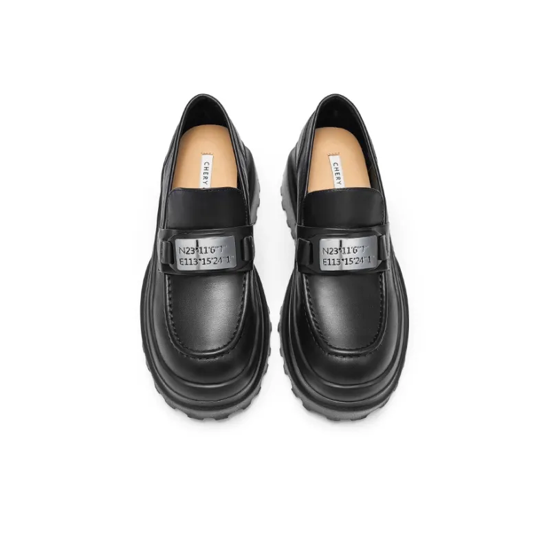 CHERYKALLY Loafers Women's Black/Beige-3