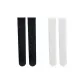 Over-The-Knee Socks-Black+White
