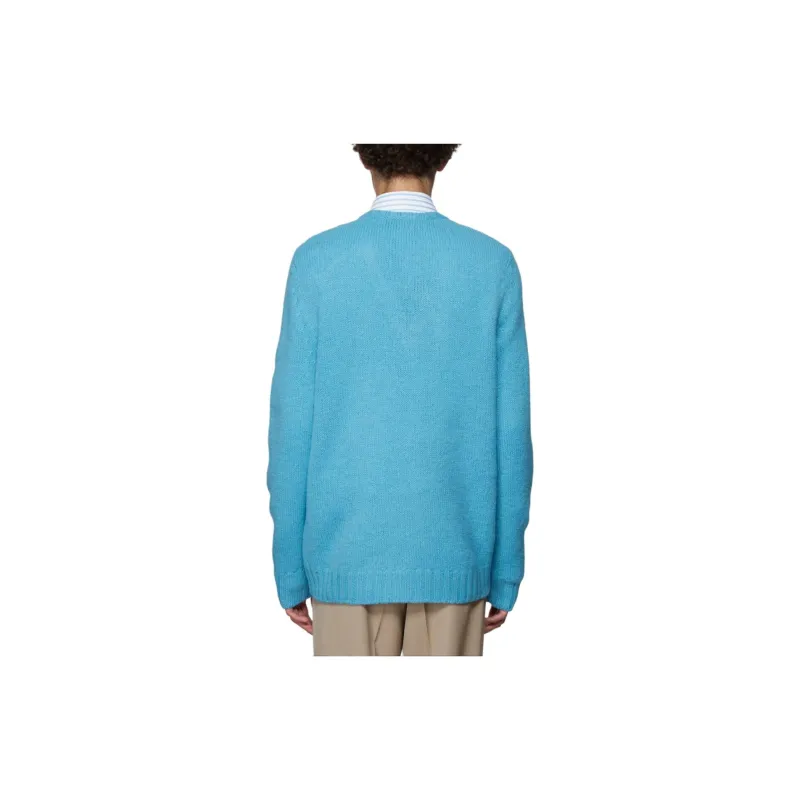 GUCCI Logo-embroidered Wool Jumper-1