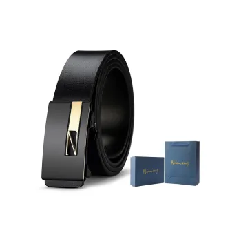 NIUMJ Leather Belts Men