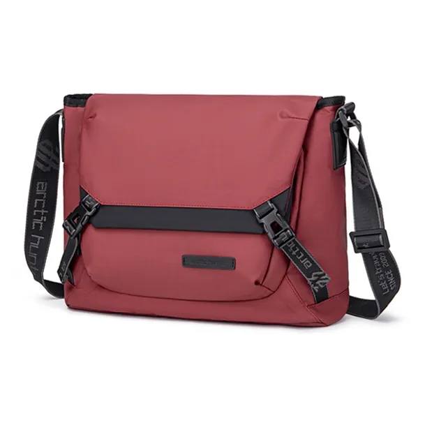 ARCTIC HUNTER Polyester Shoulder Bag Crossbody Bag Regular Unisex Black/Red/Gray-5