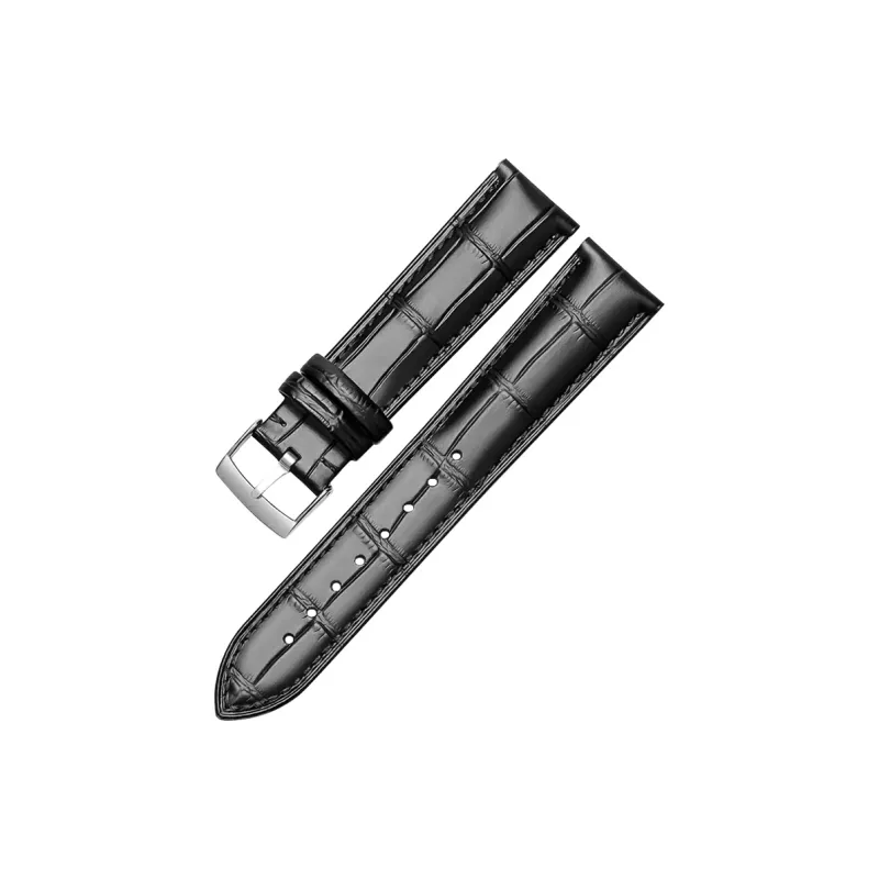 WOALMORN Omega Compatibility Watch Band Genuine Leather Material-3