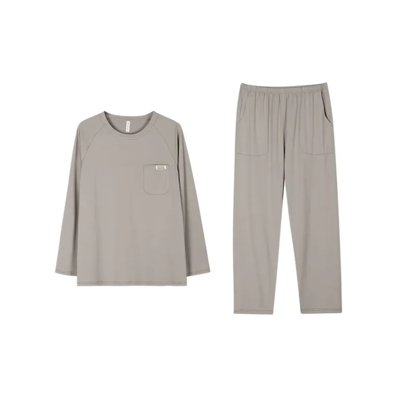 Follow The United States Pajama Set Men's Apricot Gray-0