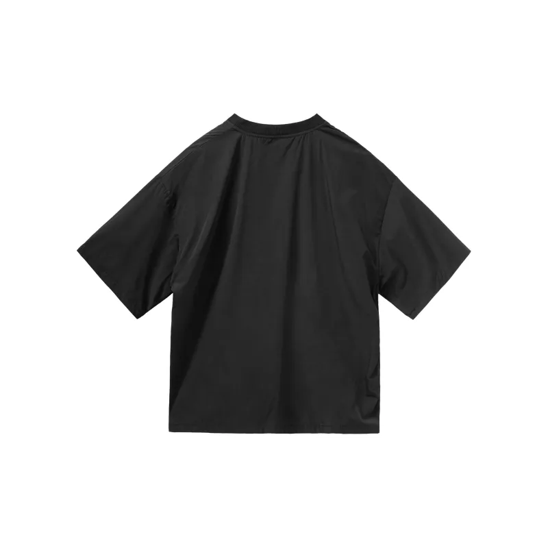 XINYINSU 24SS Short Sleeved T Shirts Unisex Black-1