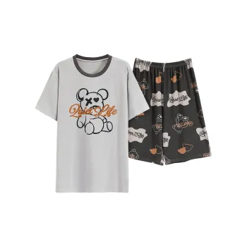 Mulong Family Pajama Set Men's Gray