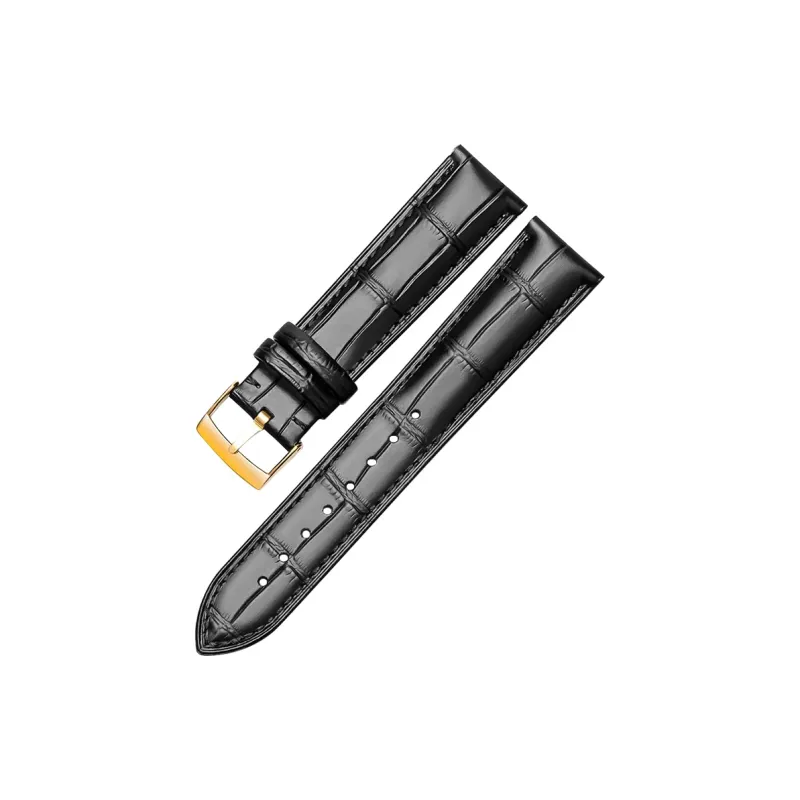 WOALMORN Omega Compatibility Watch Band Genuine Leather Material-5