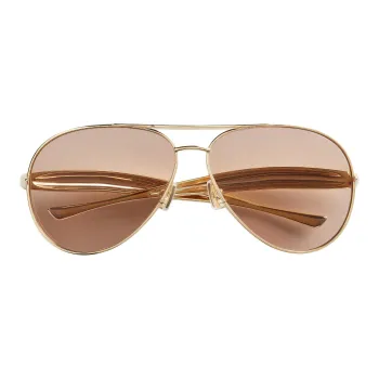 Bottega Veneta Aviator Frame Sunglasses