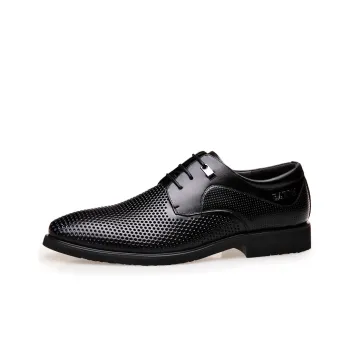 Batotem Dress Shoes Men Low Top Black/Brown