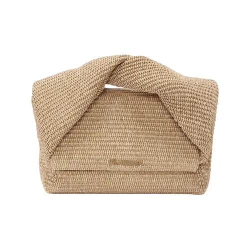 JW Anderson Large Twister Raffia Shoulder Bag