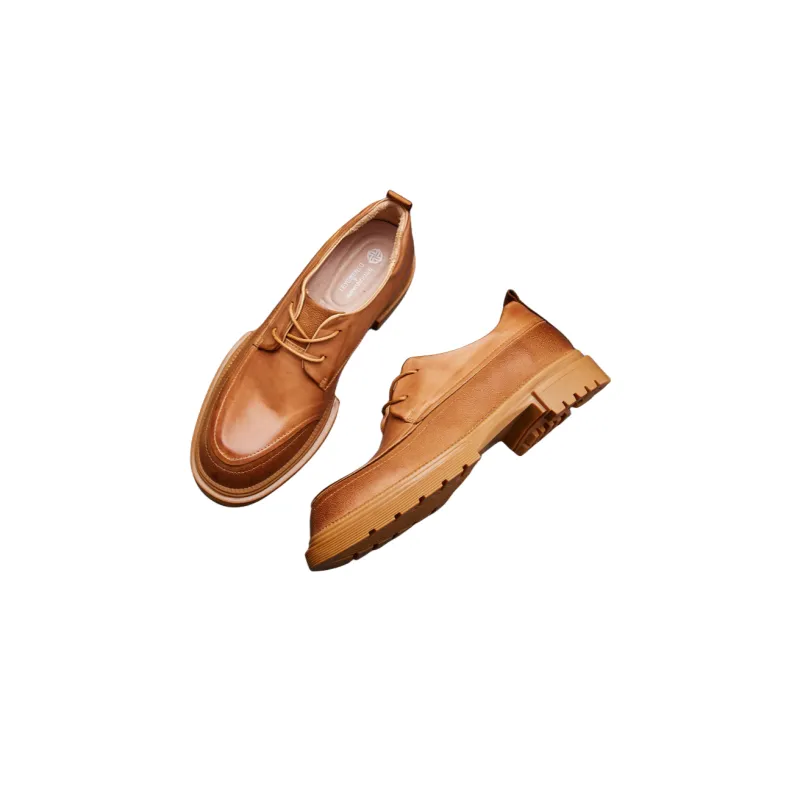 Brounvanm Casual Shoes Men's Yellow Brown-3
