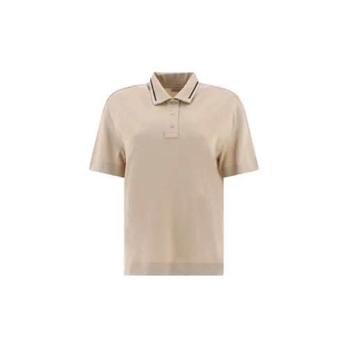 Brunello Cucinelli Polo Shirts Women's Khaki